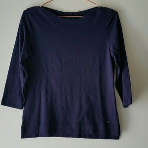 Tommy Hilfiger navy boat neck